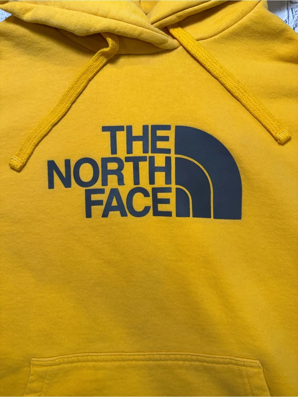 The North Face Men's Bright Yellow Hoodie | EUC | North Face Hoodie | Size M